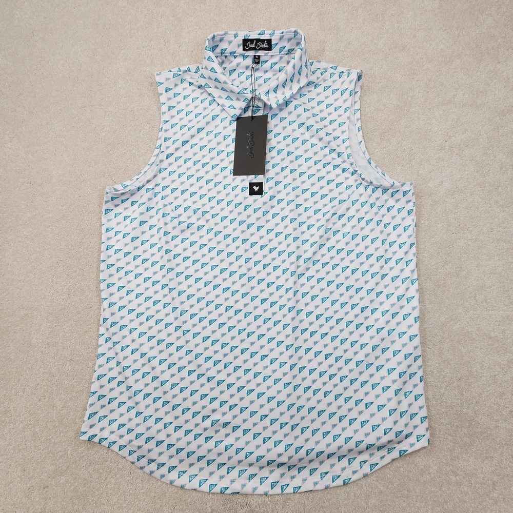Bad Birdie Pinseeker Polo Womens XL Sleeveless Golf Tennis Shirt NEW PLEASE READ - Picture 2 of 9